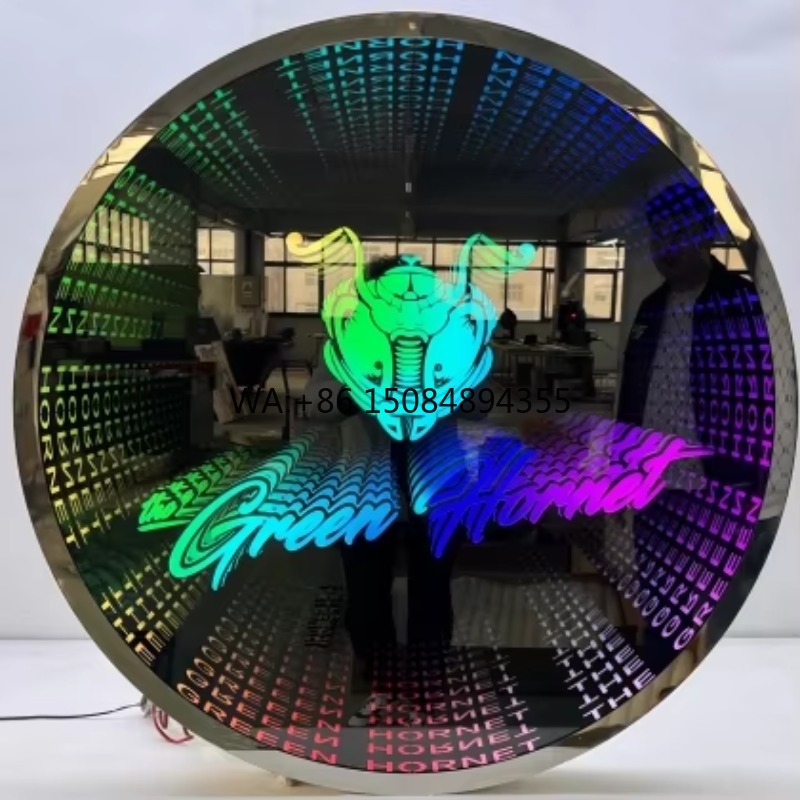 Decorative Mirror - Cermin Infinity Abyss LED 3D Refleksi