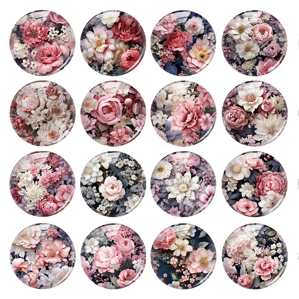 Vase Decor - Foto Tanaman Bunga Mawar Pink Bentuk