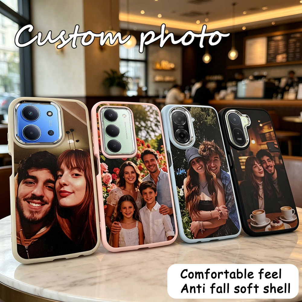 Picture Frame - Casing Ponsel Warna Bingkai Lensa Berlapis