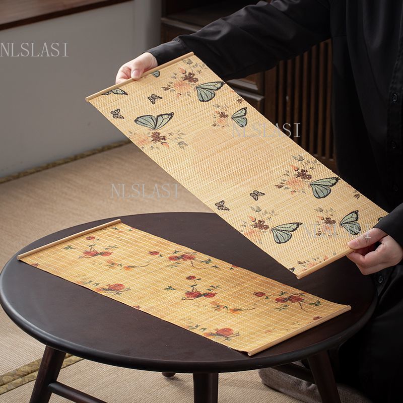 Taplak Meja Bambu dengan Motif - Table Runner ulasan dan harga