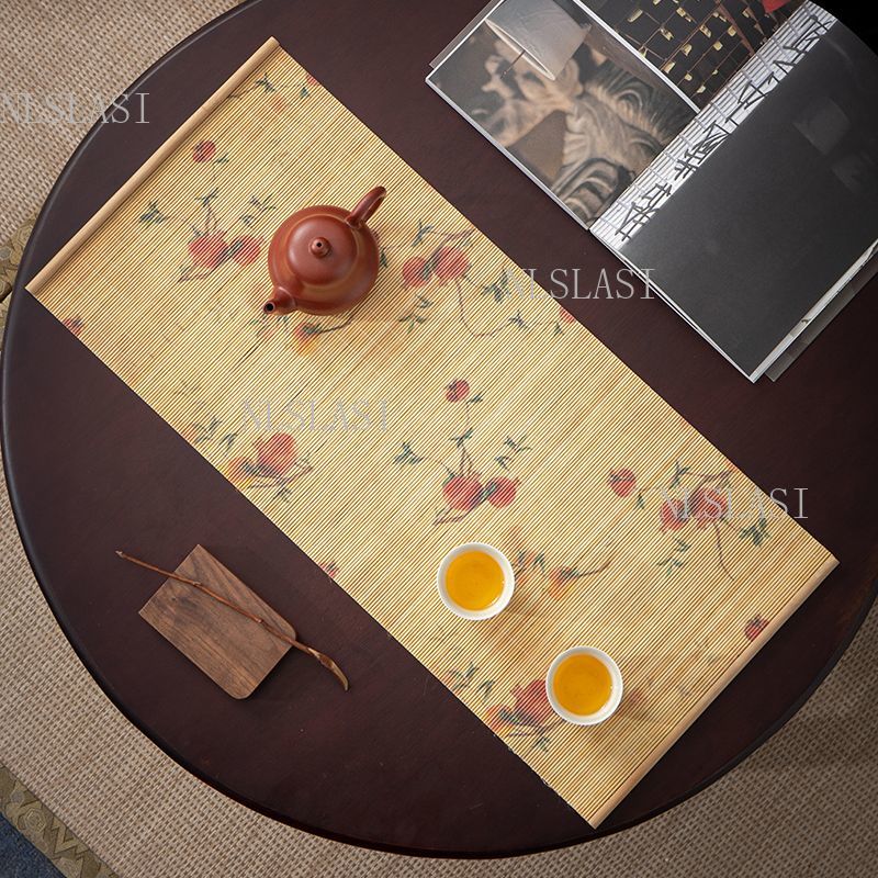 Taplak Meja Bambu dengan Motif - Table Runner ulasan dan harga