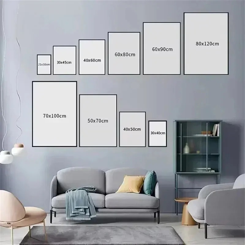 3 buah Lukisan Kanvas Tanpa Bi - Abstract Canvas Set ulasan dan harga