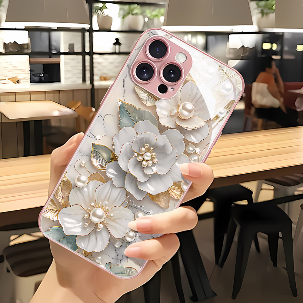 Casing Ponsel Kaca Tempered Bu - Vase Decor ulasan dan harga
