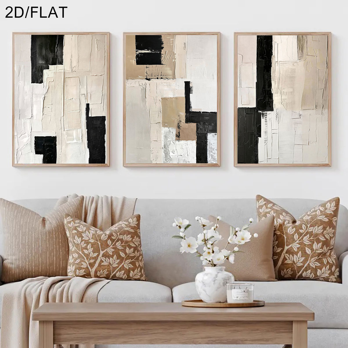 3PCS Tanpa Bingkai, 3pcs/Set P - Abstract Canvas Set ulasan dan harga
