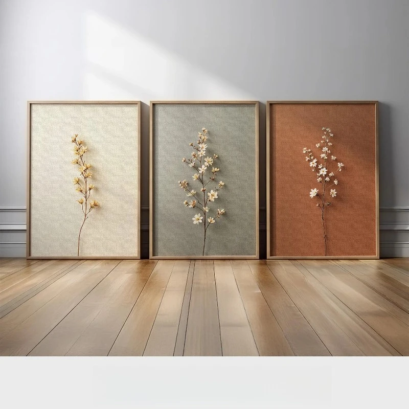 Berbagai ukuran, 3 buah lukisa - Abstract Canvas Set ulasan dan harga