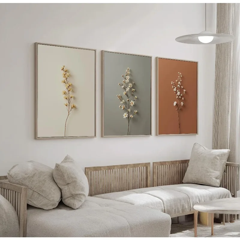 Berbagai ukuran, 3 buah lukisa - Abstract Canvas Set ulasan dan harga