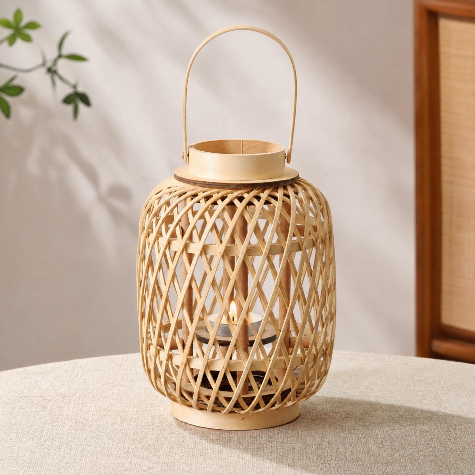 Lentera Lilin dari Bambu, Dibu - Candle Holder Decor ulasan dan harga