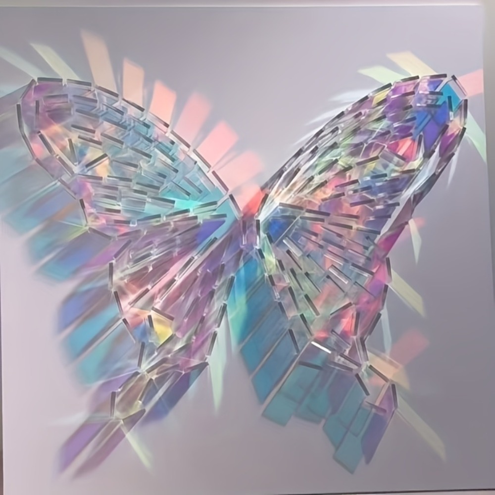 Ubin Cermin Akrilik Iridescent - Decorative Mirror ulasan dan harga