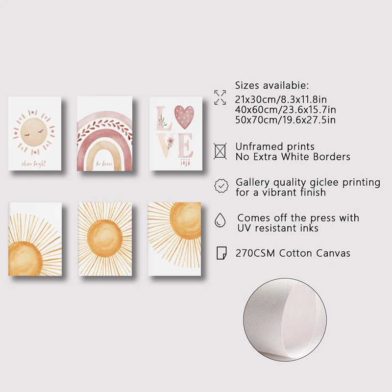 3 buah lukisan kanvas tanpa bi - Abstract Canvas Set ulasan dan harga