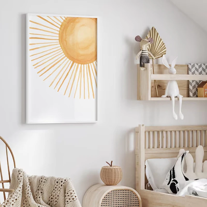 3 buah lukisan kanvas tanpa bi - Abstract Canvas Set ulasan dan harga
