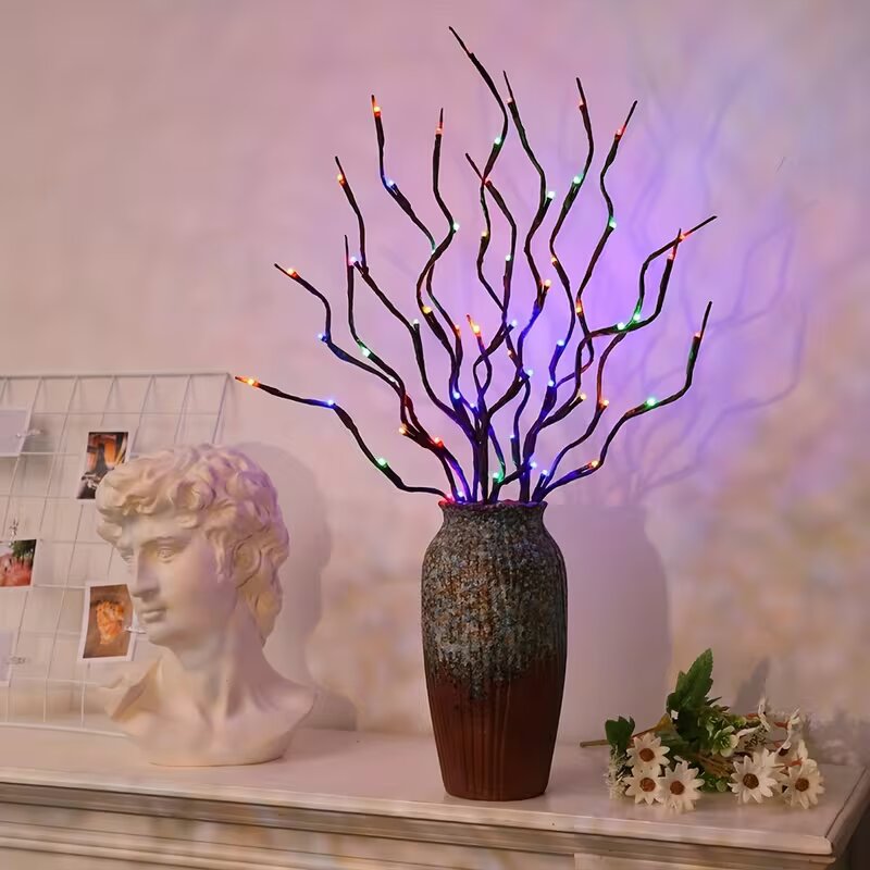 1/2 Buah 20LED Lampu Cabang Po - Vase Decor ulasan dan harga