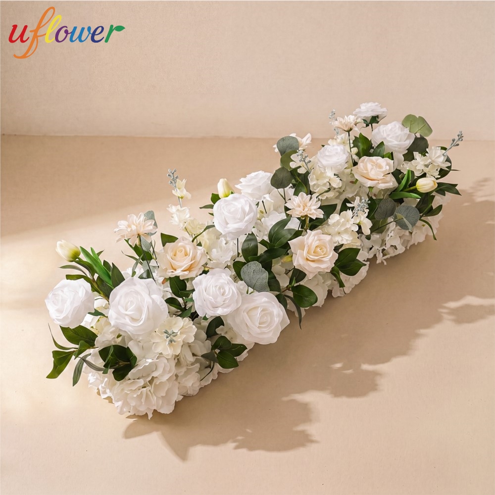 Rangkaian Bunga Mawar Hijau Uf - Table Runner ulasan dan harga