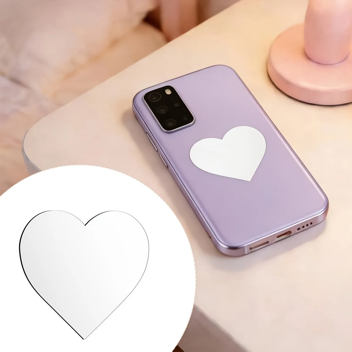 2 buah stiker cermin untuk pon - Decorative Mirror ulasan dan harga
