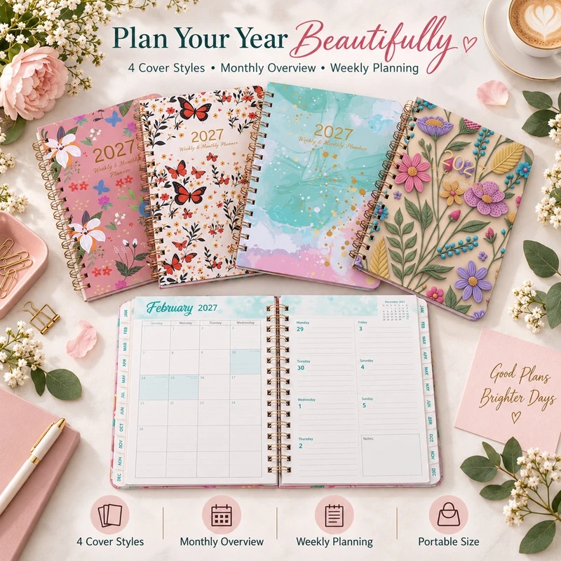 Buku Agenda Mingguan & Bulanan - Wall Sticker ulasan dan harga